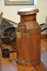 Les Jardins De Cambremer 12 Old Milk Cans Copper Ware Vintage Copper
