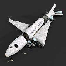 Wreck Airplane 3d Model 3d Model Model 3d Assets