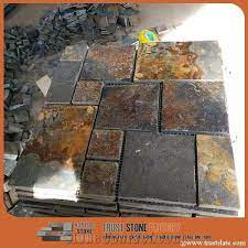 There are 875 french slate for sale on etsy, and they cost 34,89 $ on average. Copper Brown Slate French Pattern Wall Covering Tiles From China Stonecontact Com