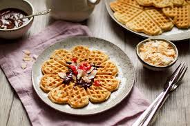Whole Wheat Oatmeal Waffles With Buttermilk Recipe Elle Republic Recipe Food Low Carb Snacks Healthy Sweets