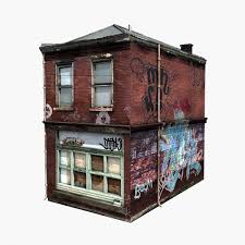 Free Realistic Old Building 3d Model Old Building Building House 3d Model