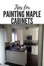 tips for painting maple cabinets