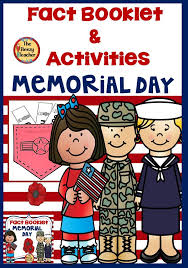 Memorial Day Fact Booklet And Activities In 2020 Teacher Activities Holiday Lessons Elementary Resources