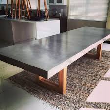 This dining table is a solid addition to your modern dining room. Concrete Dining Table Concretefurniture Concretedesign Concrete Dining Table Concrete Furniture Concrete Coffee Table