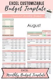 A friend lent us the total money makeover one fateful day. Excel Budget Template Excel Spreadsheet Excel Template Etsy