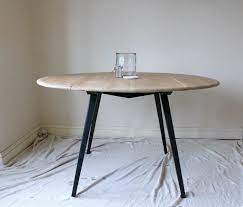 Ercol Drop Leaf Dining Table In Farrow Ball Pitch Black Ercol Furniture Drop Leaf Table Drop Leaf Dining Table