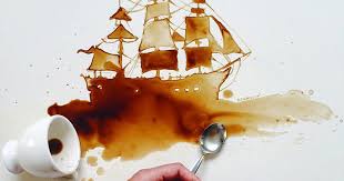 Just eat & drink, right. Spilled Food Turned Into Beautiful Art By Giulia Bernardelli Bored Panda