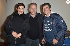 Cristina Cordula Et Son Mari Frederic Cassin Avec Stephane Plaza Au Cocktail Apres La Generale Du Spectacle Jeanfi Janssens Decolle A L Alhambra A Paris Le 7 Purepeople