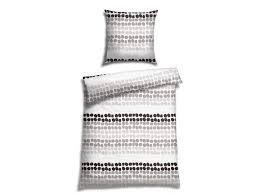 Balette Mako Satin Bettwasche Dots Grau Reine Baumwolle Mit Reissverschluss Lidl De