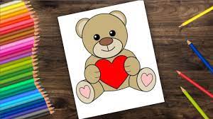 This tutorial will show you a few easy steps on how to draw a teddy bear. How To Draw Teddy Bear Teddy Bear Drawing For Kids Teddy Bear Drawing Easy Youtube