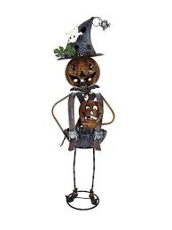 Check spelling or type a new query. Metal Pumpkin Witch With Jack O Lantern Candy Holder Halloween Decoration