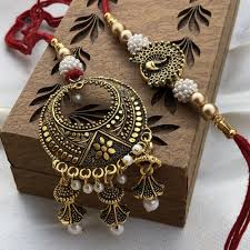 Employment and holiday laws in india allow employees to choose a limited number of holidays from a list of optional holidays. Traditional Rajasthani Lumba Rakhi Set For Raksha Bandhan Buy Online Bhaiya Bhabhi Rakhi