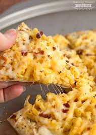 2 boxes kraft macaroni and cheese, 1 can cream of. Easy Mac And Cheese Pizza Recipe Scattered Thoughts Of A Crafty Mom By Jamie Sanders