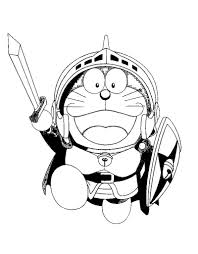 Free printable doraemon coloring pages for kids download and print. Doraemon Coloring Images Doraemon Is Happy And Greets With His Hand