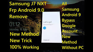 · turn on the bluetooth then connect bluetooth headphones. Samsung Galaxy J7 Nxt Sm J701f Frp Google Account Lock Remove Done Without Pc Android 9 By Mobile Solution Point