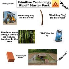 Primitive Technology Ripoff Starter Pack R Starterpacks Starter Packs Know Your Meme