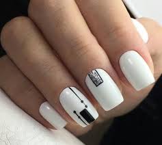Black And White Nail Art Design Nail Art 4828 Best Nail Art Designs Gallery Bestartnails Com Matte Nails Design Trendy Nails Nail Accessories