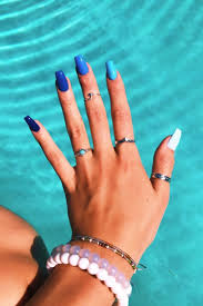 Get inspired and try out new things. P I N T E R E S T Katelynariana13 Wedding Acrylic Nails Nails After Acrylics Blue Acrylic Nails