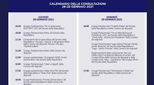 Come pubblicato sul sito del quirinale, andiamo a riepilogare nella seguente tabella il programma degli incontri. Governo Il Calendario Delle Consultazioni Al Quirinale Foto Tgcom24