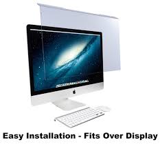 Amazon Com Eyes Pc Blue Light Screen Protector Panel For Apple Imac 27 Diagonal Led Monitor W 25 31 X H 15 08 Blue Light Blocking Up To 100 Of Hazardous Hev Light Reduces Pc