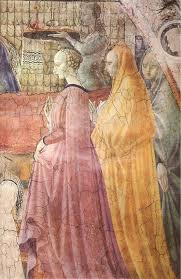 Portrait Of A Woman With A Man At A Casement Analysis 1435 Birth Of The Virgin Detail By Uccello Paolo Fresco Duomo Prato With Images Renaissance Paintings Art Renaissance Art
