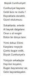 29 Ekim Cumhuriyet Bayrami Siirleri Ile Ilgili Gorsel Sonucu Siir Okuma Egitimsel Elisleri