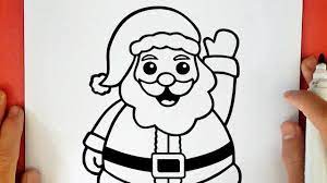 Dessin & coloriage de pere noel en ligne, gratuit à imprimer pour colorier pere noel avec les enfants et adultes. Comment Dessiner Un Pere Noel Youtube