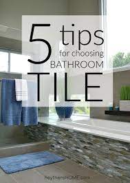 Choose the same colored tiles with similar sheen and texture.2 x research source. 5 Tips For Choosing Bathroom Tile Tile Bathroom Bathroom Renovation Diy Bathroom Remodel
