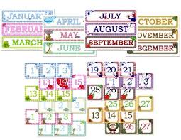 Free Calendar Months And Numbers Educacion Infantil Decoracion De Aulas Aula Y Ingles Primaria