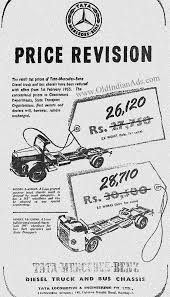 1956 Tata Mercedes Benz Old Indian Ads Tata Old Advertisements Vintage Advertisements