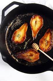 Roasted Pears With Balsamic And Honey Recipe Roasted Pear Pear Recipes Pear Dessert