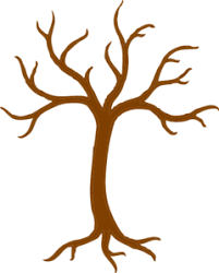 Bare Tree With Roots Clip Art Family Tree Drawing Family Tree Clipart Family Tree Template