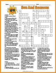 The crossword solver solves clues to crossword puzzles in the uk, usa & australia. The Sun And The Seasons Crossword Crossword Puzzles Free Printable Crossword Puzzles Crossword