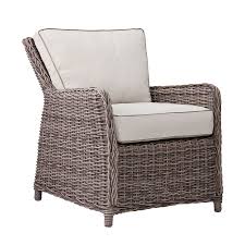 Wildon Home Reg Kameron Patio Arm Chair Lounge Chair Outdoor Wicker Lounge Chair Patio Lounge Chairs