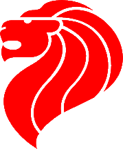 The singaporean flag is a horizontal bicolour with on the left corner a crescent and five stars. Singapore