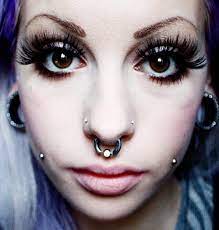 Piercing Septum Dimples Spacers Double Nose Piercings I Would Not Get These But They Look Good On He Nose Piercing Cheek Piercings Cute Nose Piercings