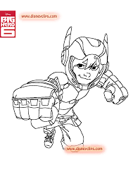 Show your kids a fun way to learn the abcs with alphabet printables they can color. Hiro Hamada Coloring Pages Kidsuki