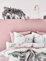 Rosa schlafzimmerwand… … und grün: Trend In Zart Altrosa Wandfarbe Westwing