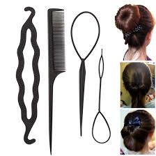 Wash and detangle your hair. Buy Kwq 19 Pcs Hair Braiding Tool Diy Hair Styling Tool Kit Updo Ponytail Maker Accessories Topsy Hair Braid Kit Coloure 19 Pieces Online In Vietnam B07sgpjlcr
