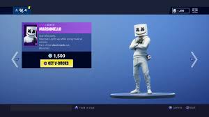 Click on the icon to preview their animation and music! Marshmello Skin Glider And Emote Added To Fortnite S Item Shop Dot Esports