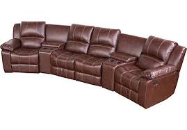 Masino 5 Pc Blended Leather Sectional At Rooms To Go 988 Leather Sectional Sectional Sofa With Recliner