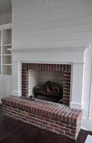 The entire space is nothing short of beautiful. Excellent Photos Fireplace Hearth Flush Thoughts A Fireplace Hearth Is Definitely The Running A Brick Fireplace Makeover White Shiplap Walls Fireplace Remodel