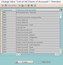 Define Chart Of Accounts In Sap Fico