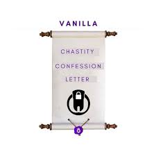 Chastity Confession Letter Vanilla - Etsy Denmark