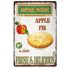 Antique metal kitchen tables expandshare applebee's maybe you would like to learn more about one of these? Apple Pie Plaque Tin Sign Metal Sign Vintage Bar Decoration Pancakes Home Decor Wall Sticker Pub Painting Restaurant Poster Gift Plaques Signs Aliexpress