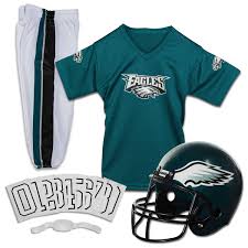 Philadelphia eagles snack helmet colors: Franklin Sports Nfl Philadelphia Eagles Youth Licensed Deluxe Uniform Set Large Walmart Com Walmart Com