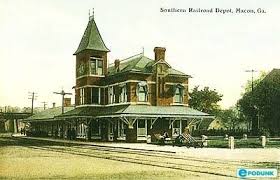 Postcard Of Old Southern Rr Depot In Macon Ga Macon Cool Places To Visit Abandoned Train Station