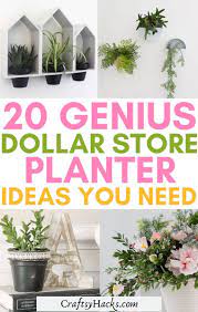 Shop our selection of planters & flower pots at dollargeneral.com. 20 Genius Dollar Store Planter Ideas Craftsy Hacks