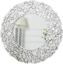 Choose from contactless same day delivery, drive up and more. Richtop Wall Mirror Big Black Wood Backing Silver Wall Make Up Mirror With Glitter Jewelled Crystal Make Up Mirror Wall Mount For Living Room Hallway Amazon De Kuche Haushalt