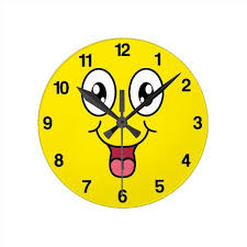 Happy Cartoon Smiley Face Clock Clock Online Alarm Clock Analog Clock